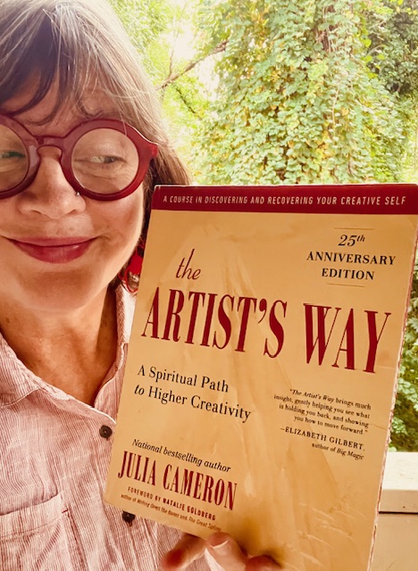 Amy with The Artist's Way cover